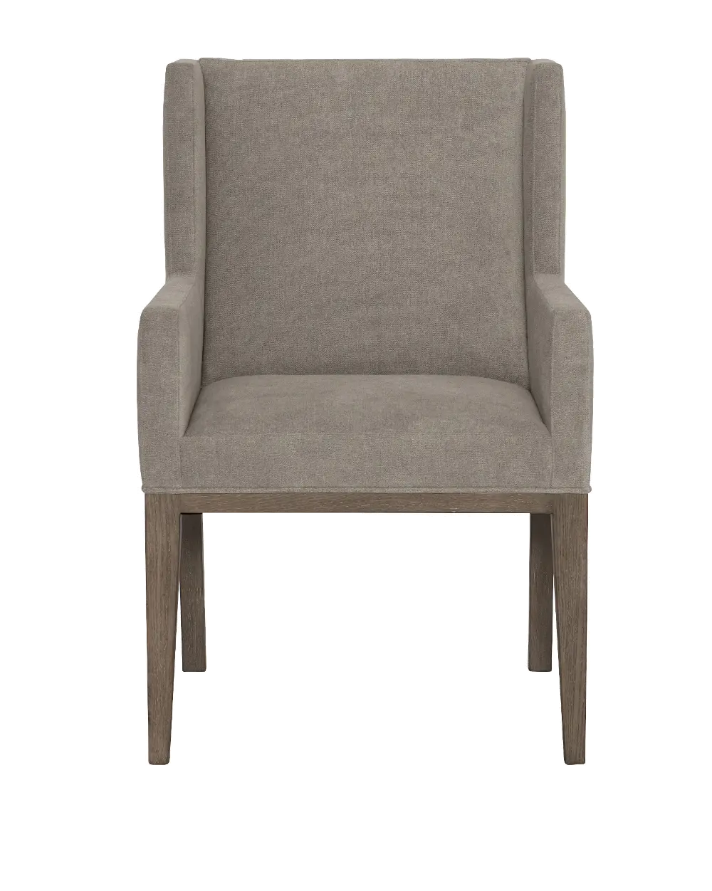 Modern Charcoal Gray Upholstered Dining Arm Chair - Linea-1