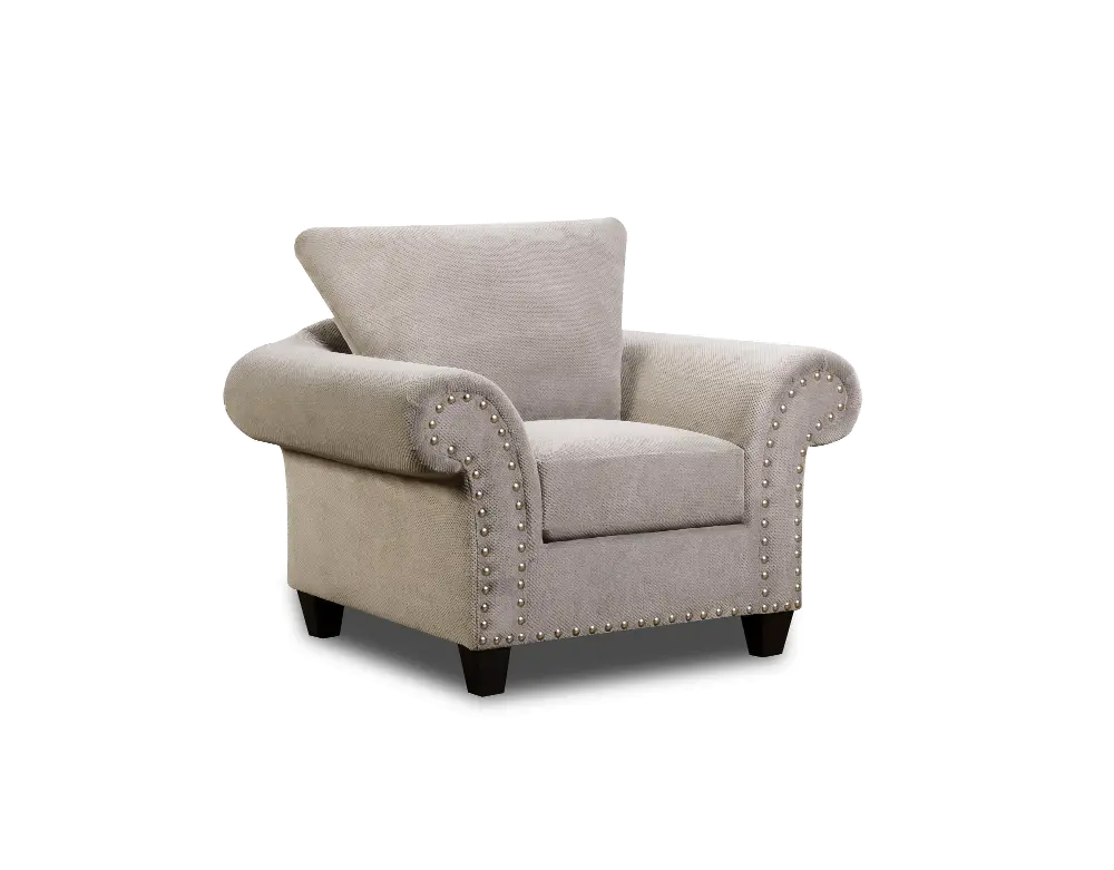Traditional Platinum Gray Chair - Camino-1