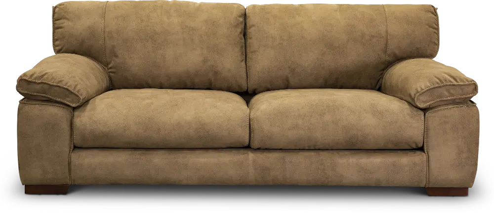 Casual Contemporary Taupe Sofa - Paige-1