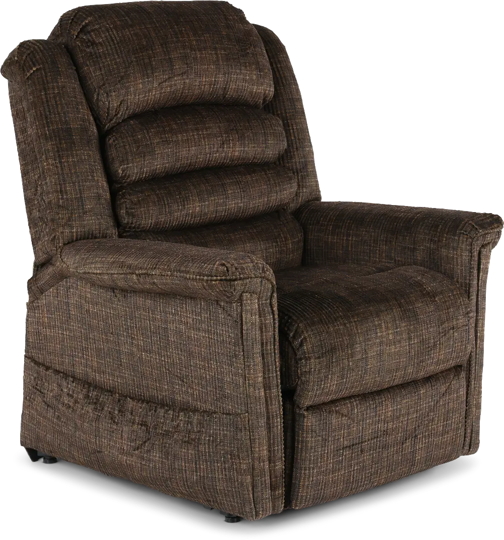 4825-2001-09 Soother Brown Power Reclining Lift Chair with Heat and Massage-1
