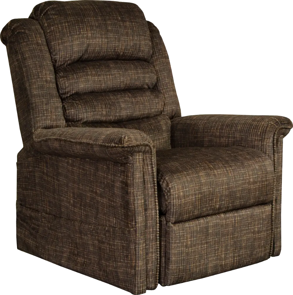4825-2001-09 Soother Brown Power Reclining Lift Chair with Heat and Massage-1