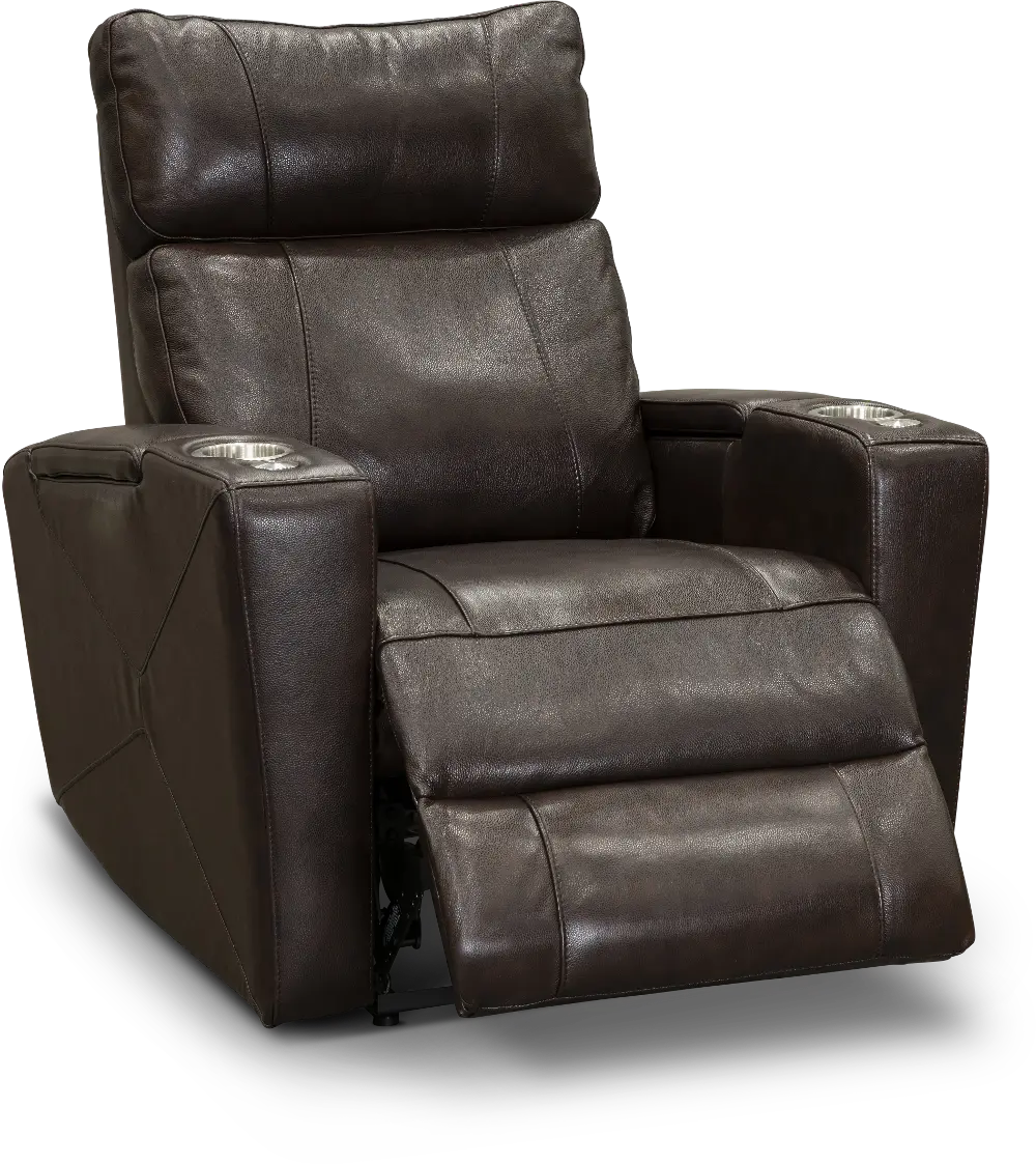 Carter Brown Leather-Match Triple Power Theater Recliner-1