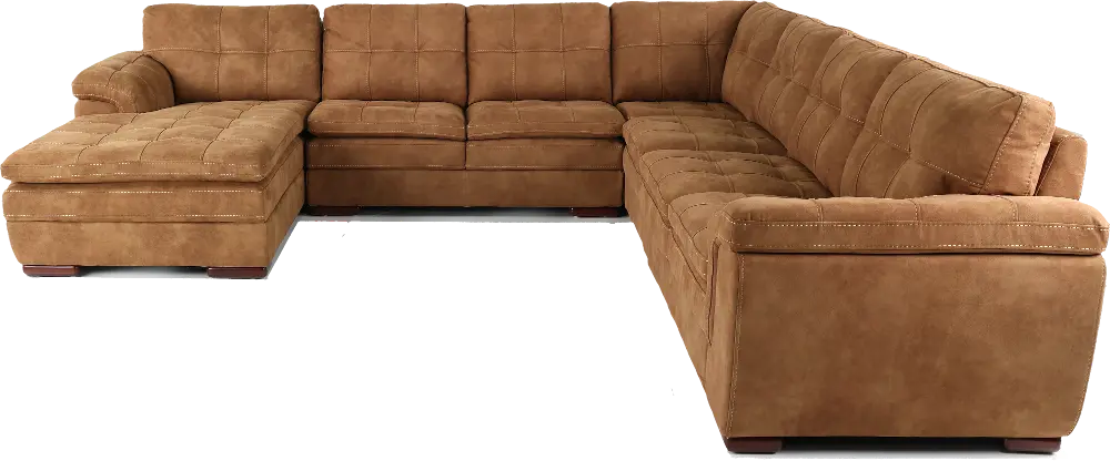 Sandy Brown 5 Piece Sectional-1