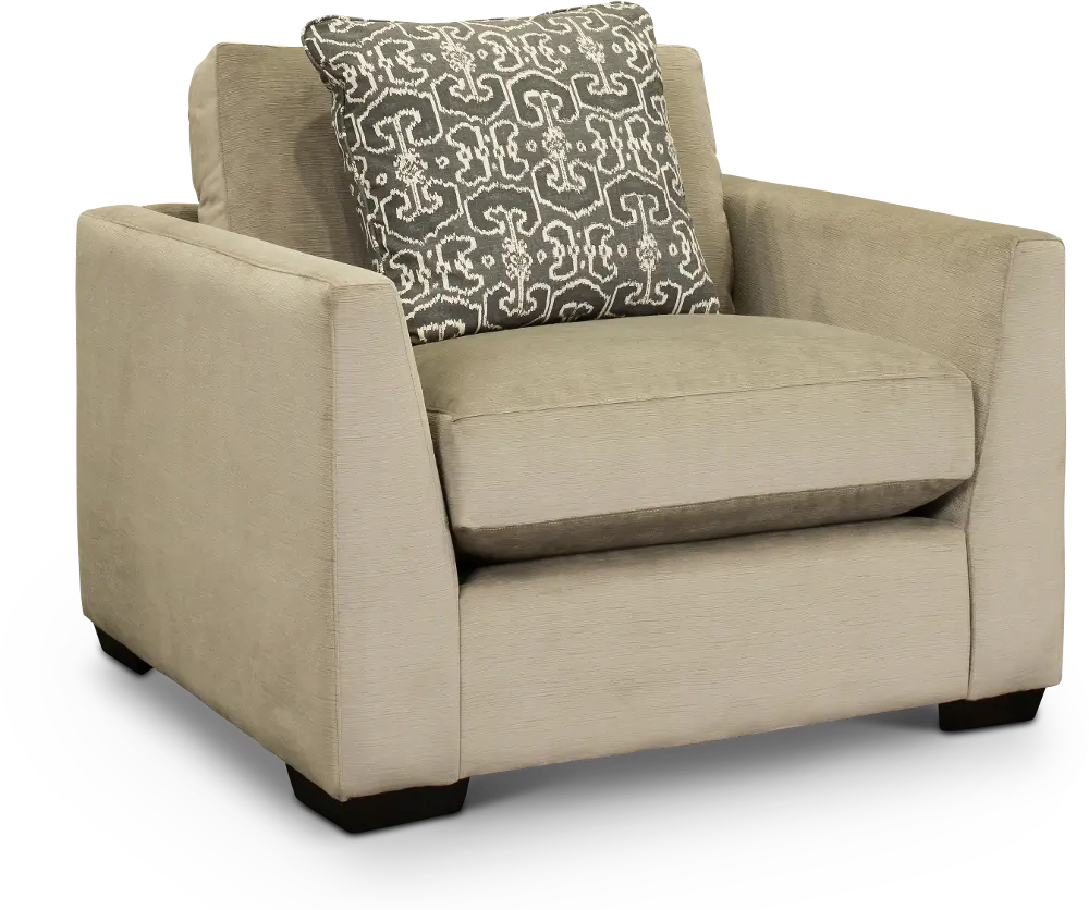 Contemporary Light Gray Chair - Shannon-1