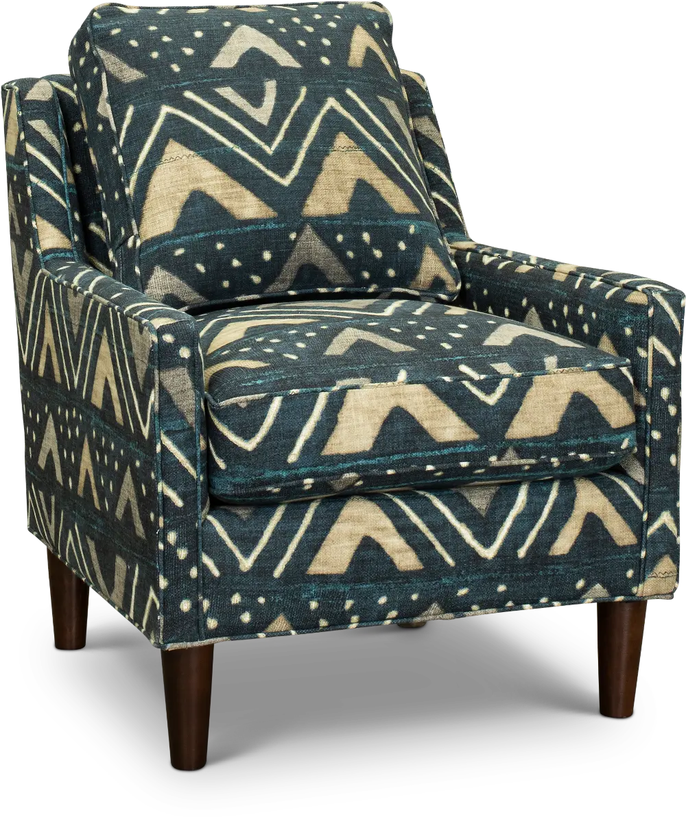 Contemporary Blue Accent Chair - Notion-1