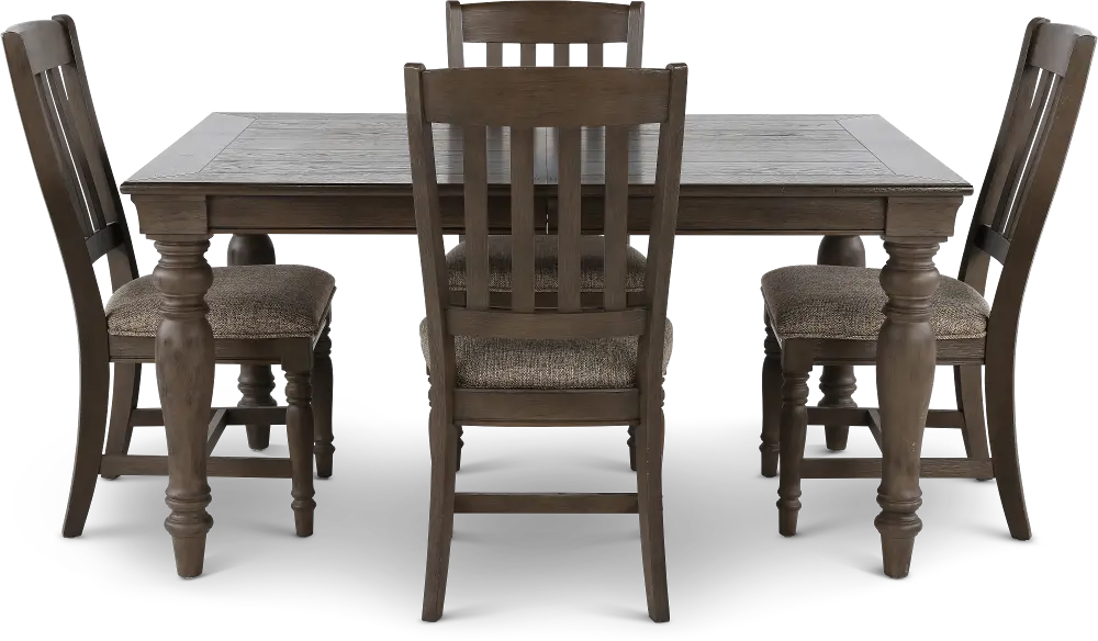 Balboa Park Roasted Oak 5 Piece Dining Set-1