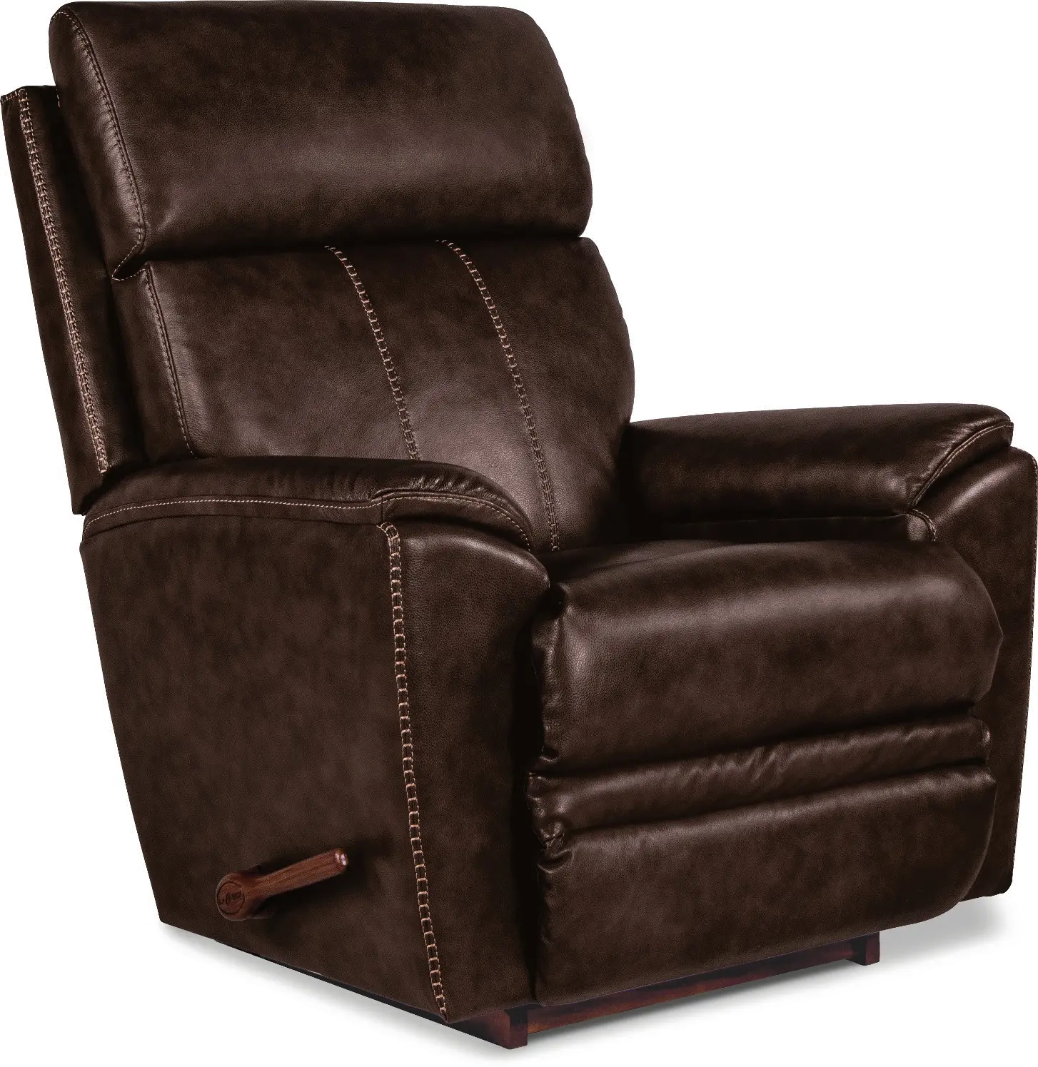 Talladega Chestnut Brown Rocker Recliner with Massage and Heat | RC Willey