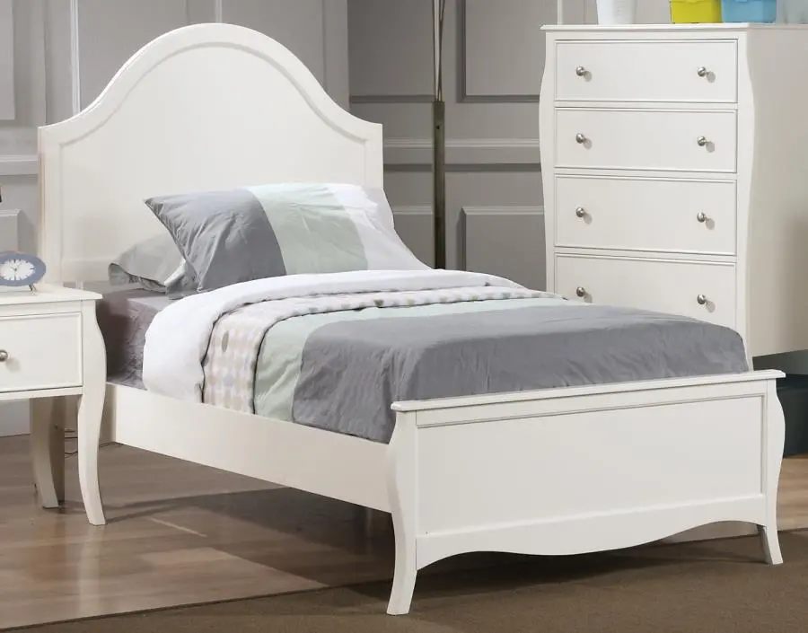 5T165004 French Country White Twin Bed - Chase sku 5T165004