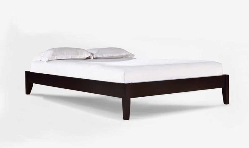 Cappuccino Brown Twin Platform Bed, Rc Willey Twin Bed Frame