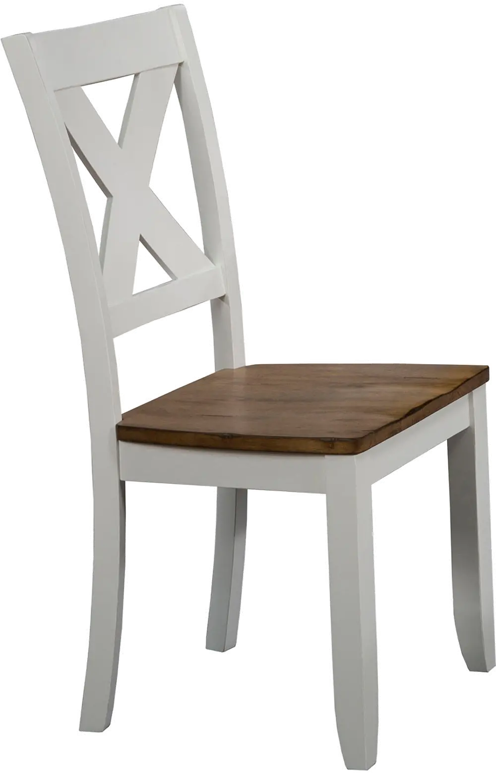 White and Brown Dining Room Chair - Pacifica-1