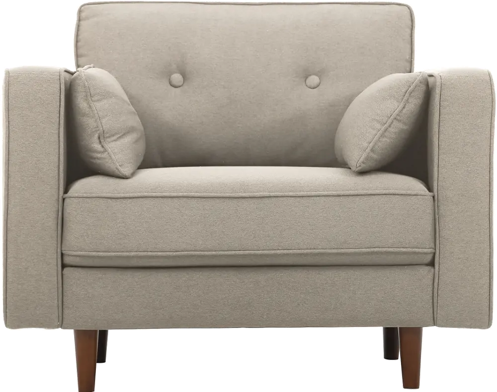 LK-TCNSP1GU3025 Mid Century Modern Taupe Gray Chair - Tacoma-1