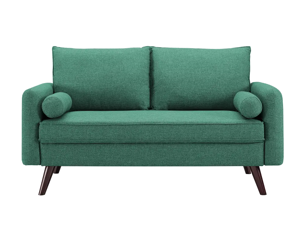 LK-CMDS2QU2081 Modern Seafoam Green Loveseat - Carson-1