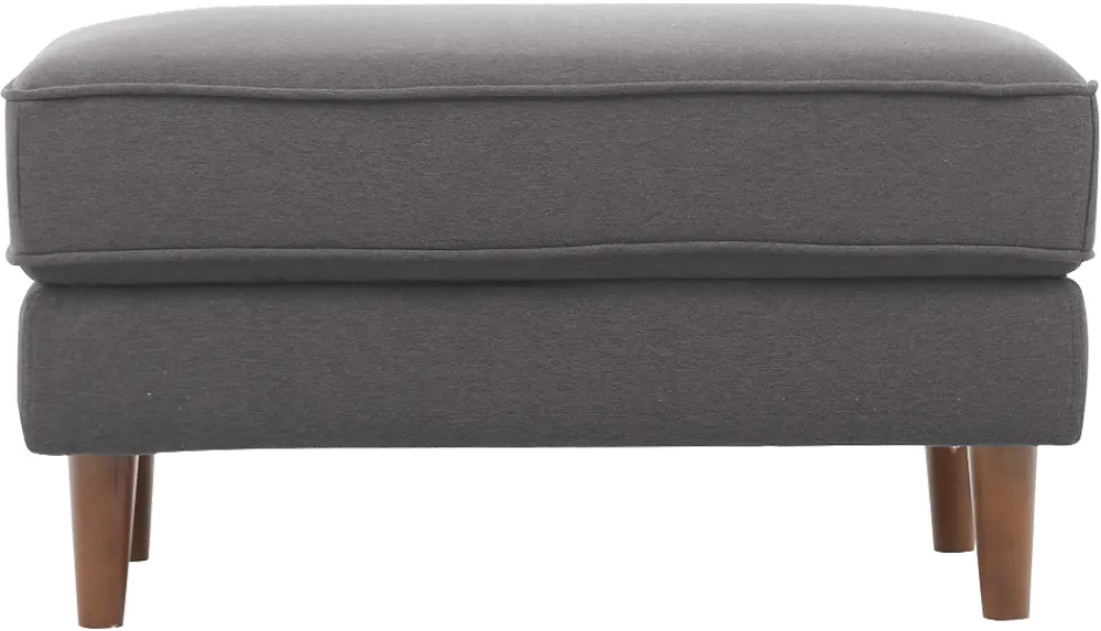 LK-TCNOTGU3073 Mid Century Modern Dark Gray Ottoman - Tacoma-1