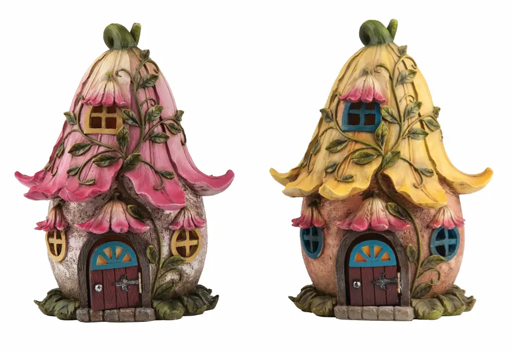 Assorted Multi Color Garden Fairy House-1