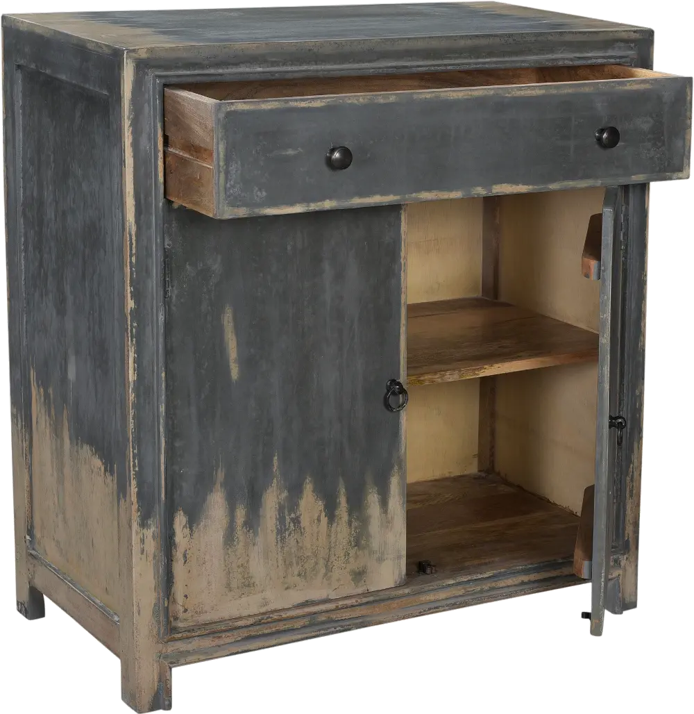 Weathered Gray Accent Chest - Bengal Manor-1