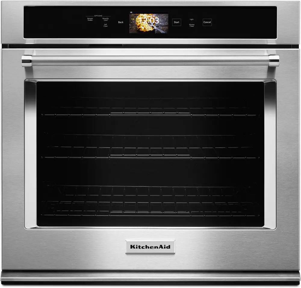 KOSE900HSS KitchenAid 5 cu ft Single Wall Oven - Stainless Steel 30 Inch-1