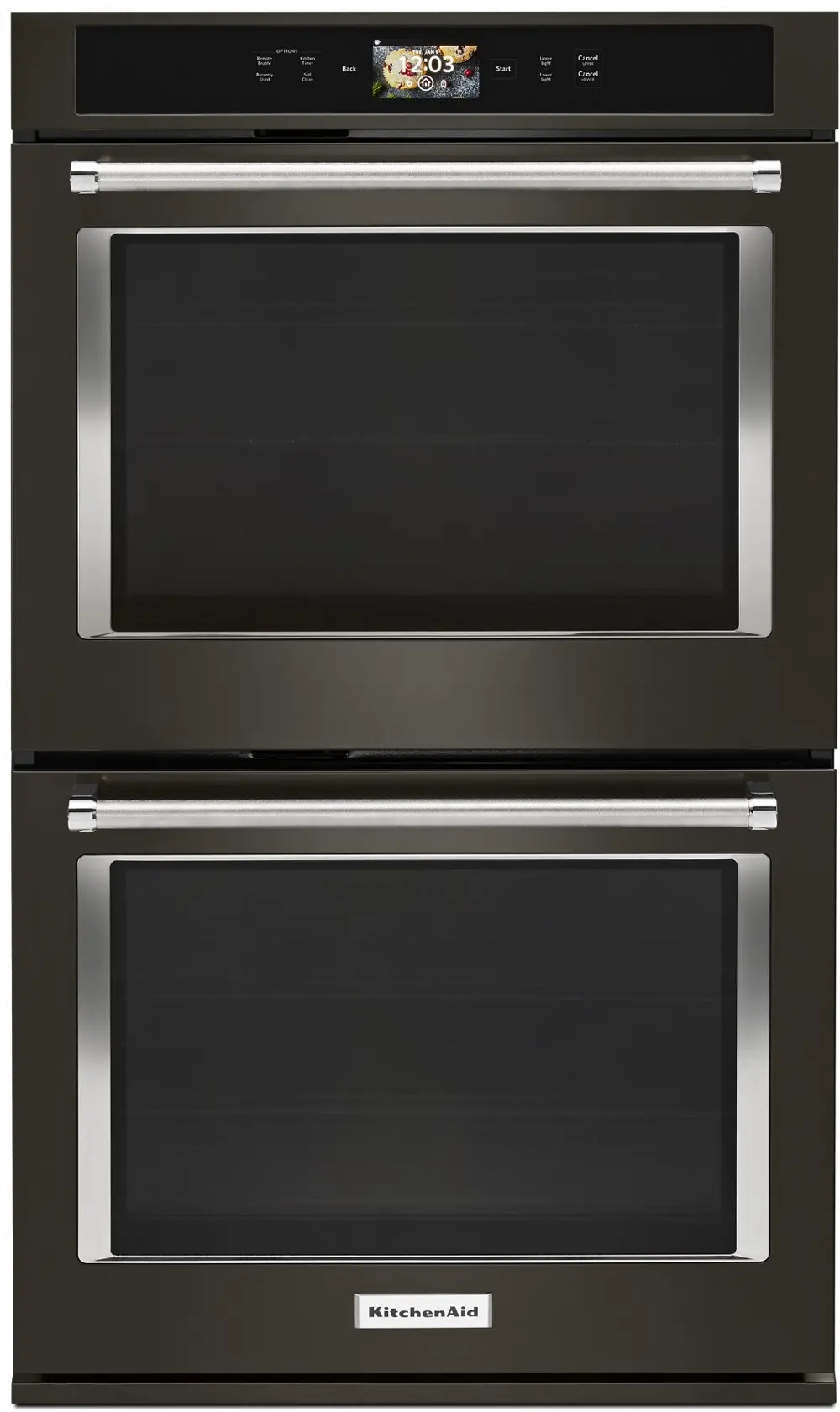 KODE900HBS KitchenAid 30 Inch Smart Oven+ Double Wall Oven - 10 cu. ft. Black Stainless Steel-1