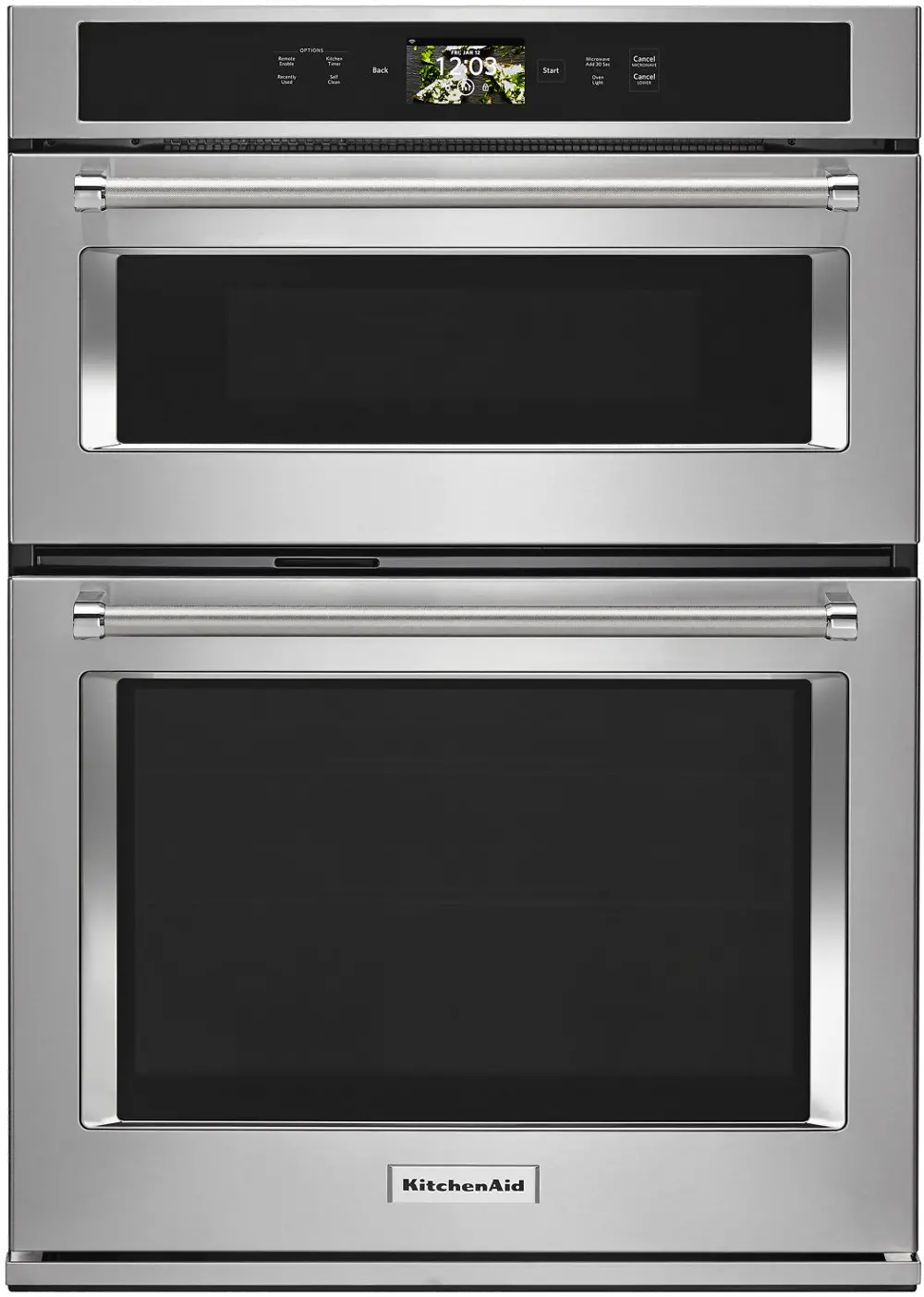 KOCE900HSS KitchenAid 30 Inch Smart Combination Wall Oven with Microwave - 6.4 cu. ft. Stainless Steel-1