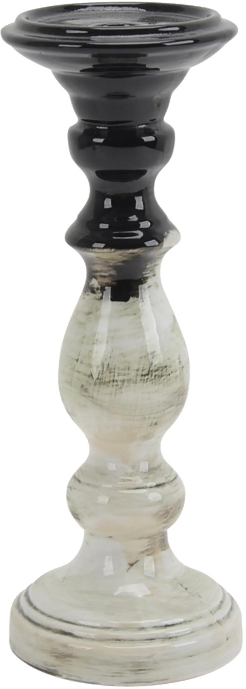 12 Inch Multi Color Ceramic Gourd Candle Holder-1