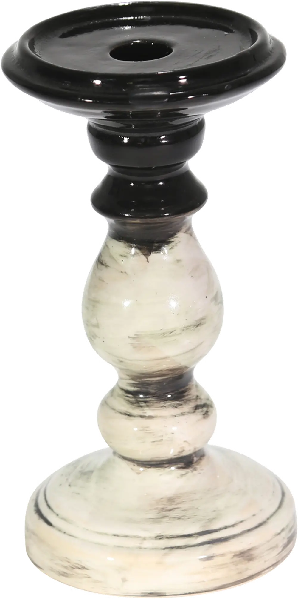 8 Inch Multi Color Ceramic Gourd Candle Holder-1