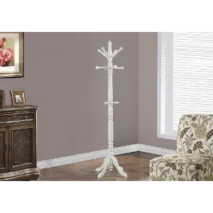 Antique white 2025 coat rack