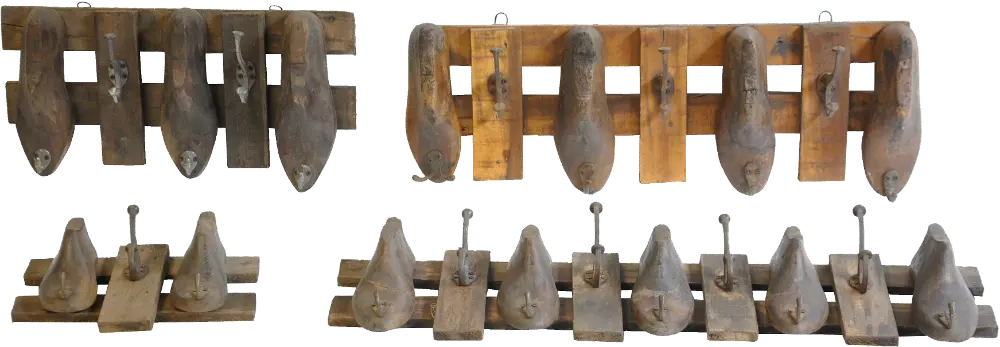 Assorted Antique Shoe Coat Rack-1