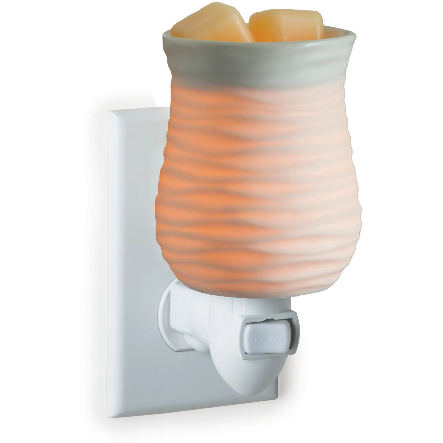 Matte Ivory Pluggable Fragrance Warmer-1