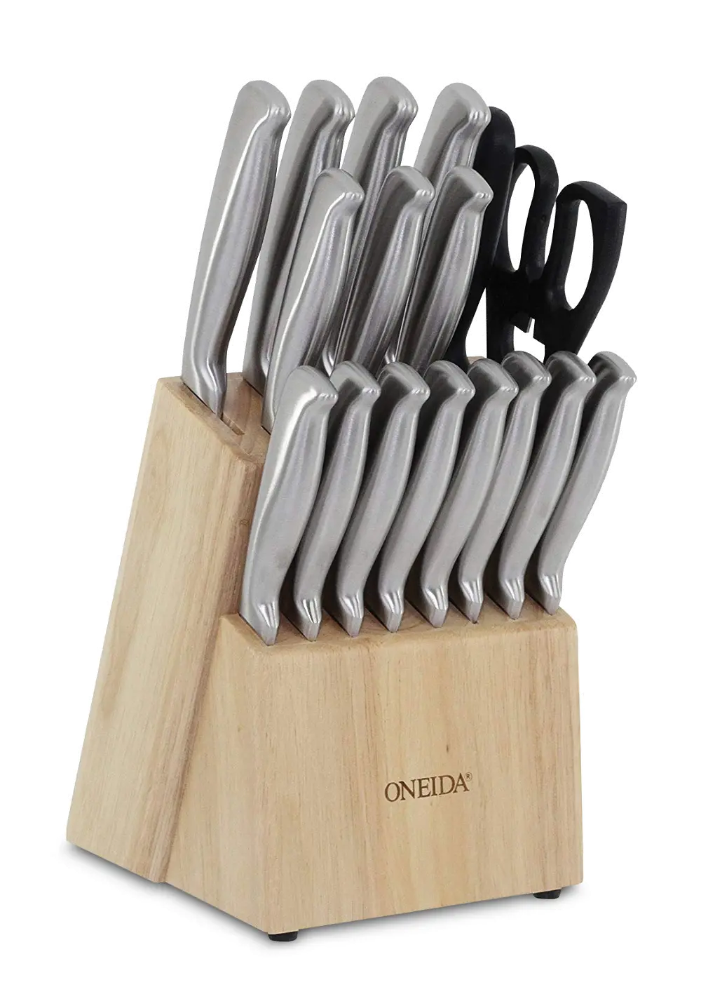 Oneida 18 Piece Stainless Steel Cutlery Block Set-1
