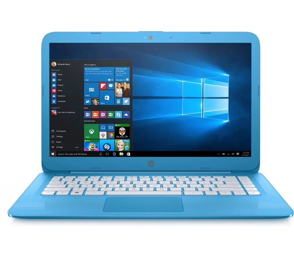 HP STREAM 14-CB010NR BLUE HP Laptop Stream Series 14 Inch, 4GB RAM, 32GB eMMC - Blue-1