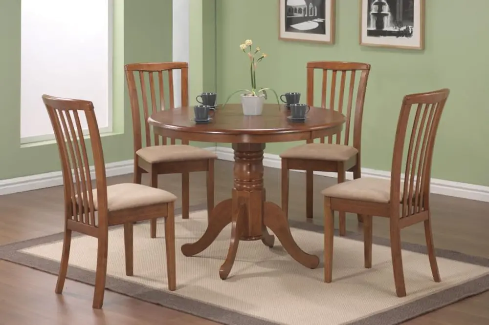 Casual Light Brown Dining Room Chair (Set of 2) - Anik-1