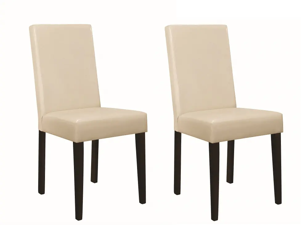 Contemporary Cream Upholstered Dining Room Chair (Set of 2) - Armand-1