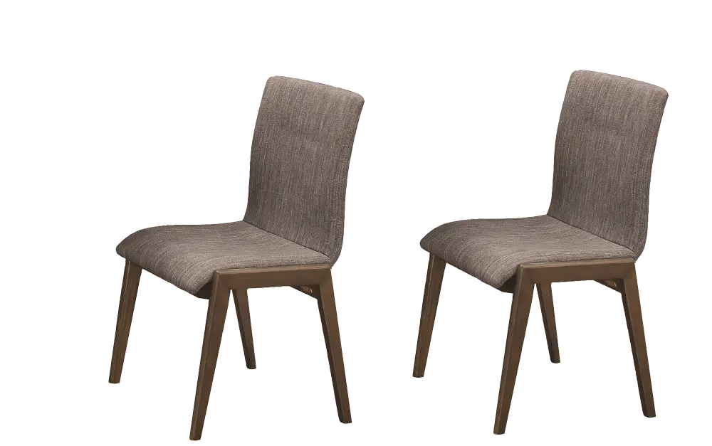 Mid Century Gray Upholstered Dining Chair (Set of 2) - Beltran Collection-1