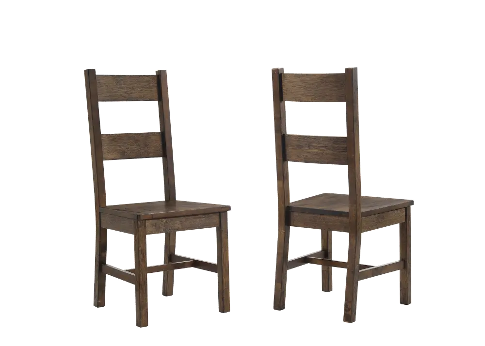 Rustic Golden Brown Dining Room Chair (Set of 2) - Bellino-1
