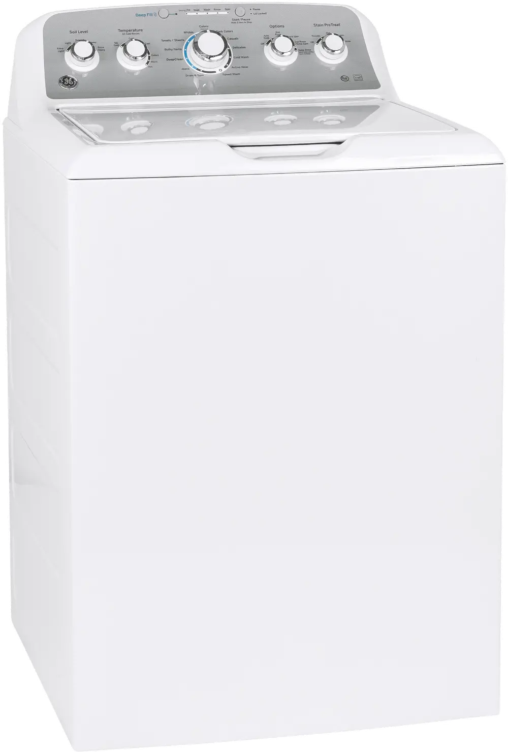GTW500ASNWS GE Top Load Washer with Rear Control - 4.6 cu. ft. White-1