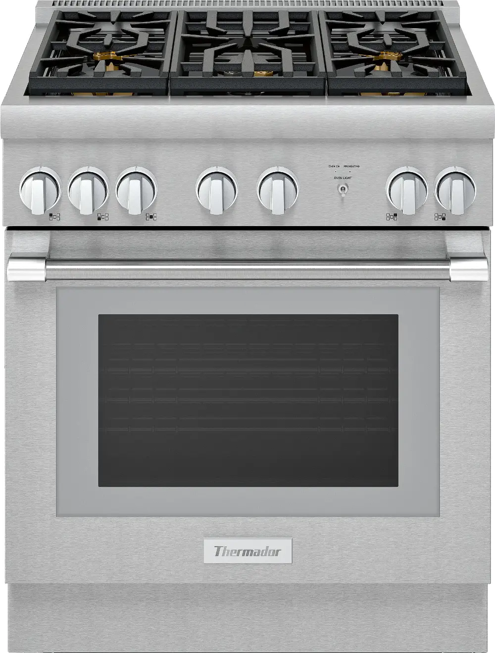 PRG305WH Thermador 30 Inch Pro Harmony Convection Gas Range - 3.6 cu. ft., Stainless Steel-1
