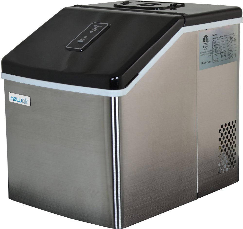 111482630 Newair Countertop Clear Ice Maker - Silver sku 111482630