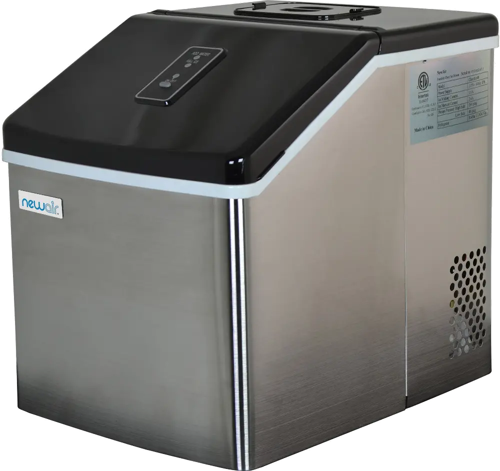 CLEARICE40 Newair Countertop Clear Ice Maker - Silver-1