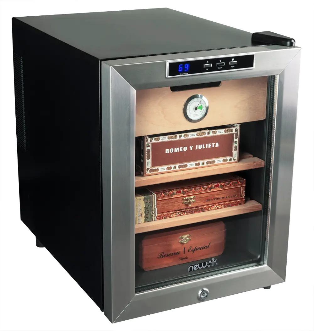 CC-100H NewAir 250 Count Cigar Heater and Cooler Humidor-1