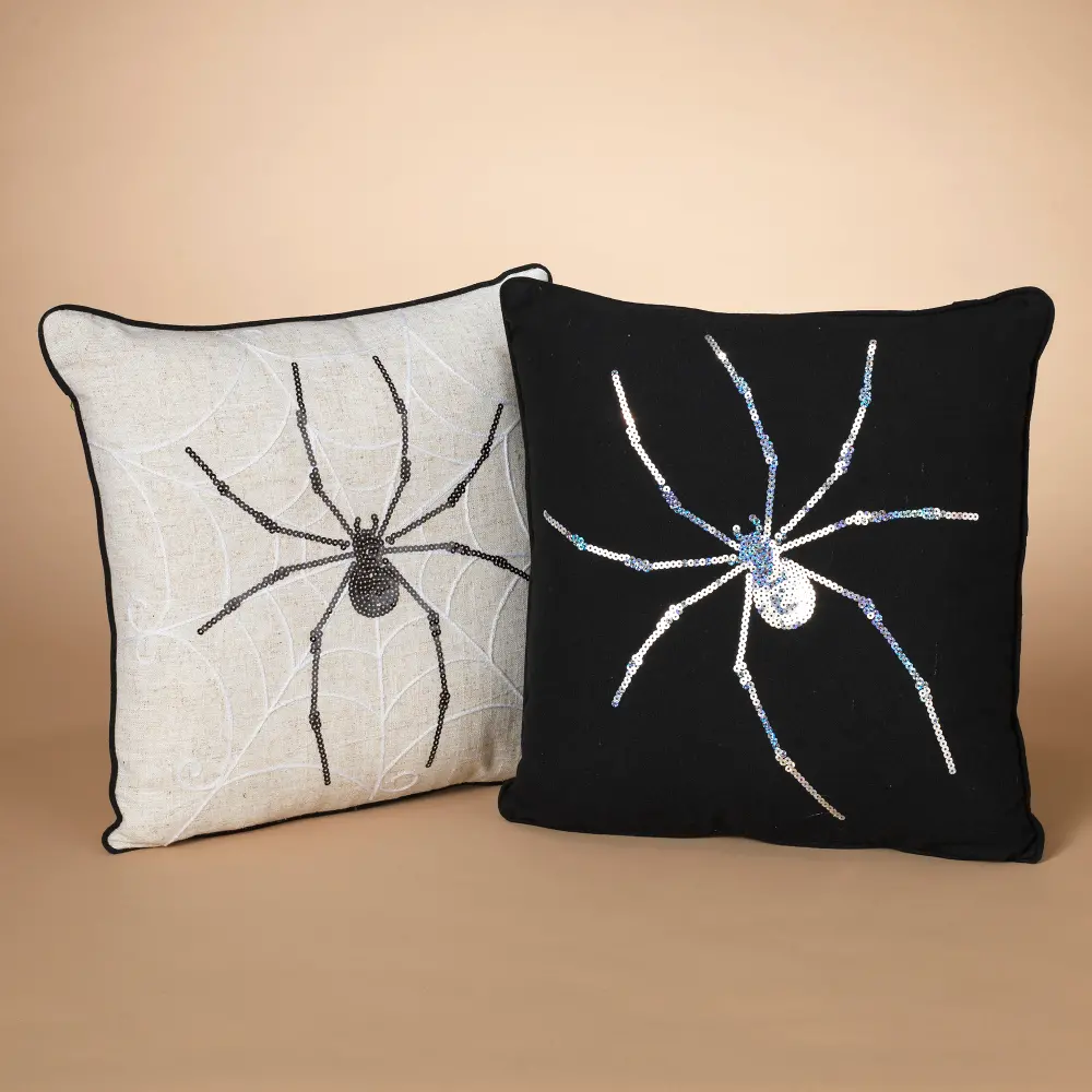 Assorted Spider Halloween Throw Pillow-1