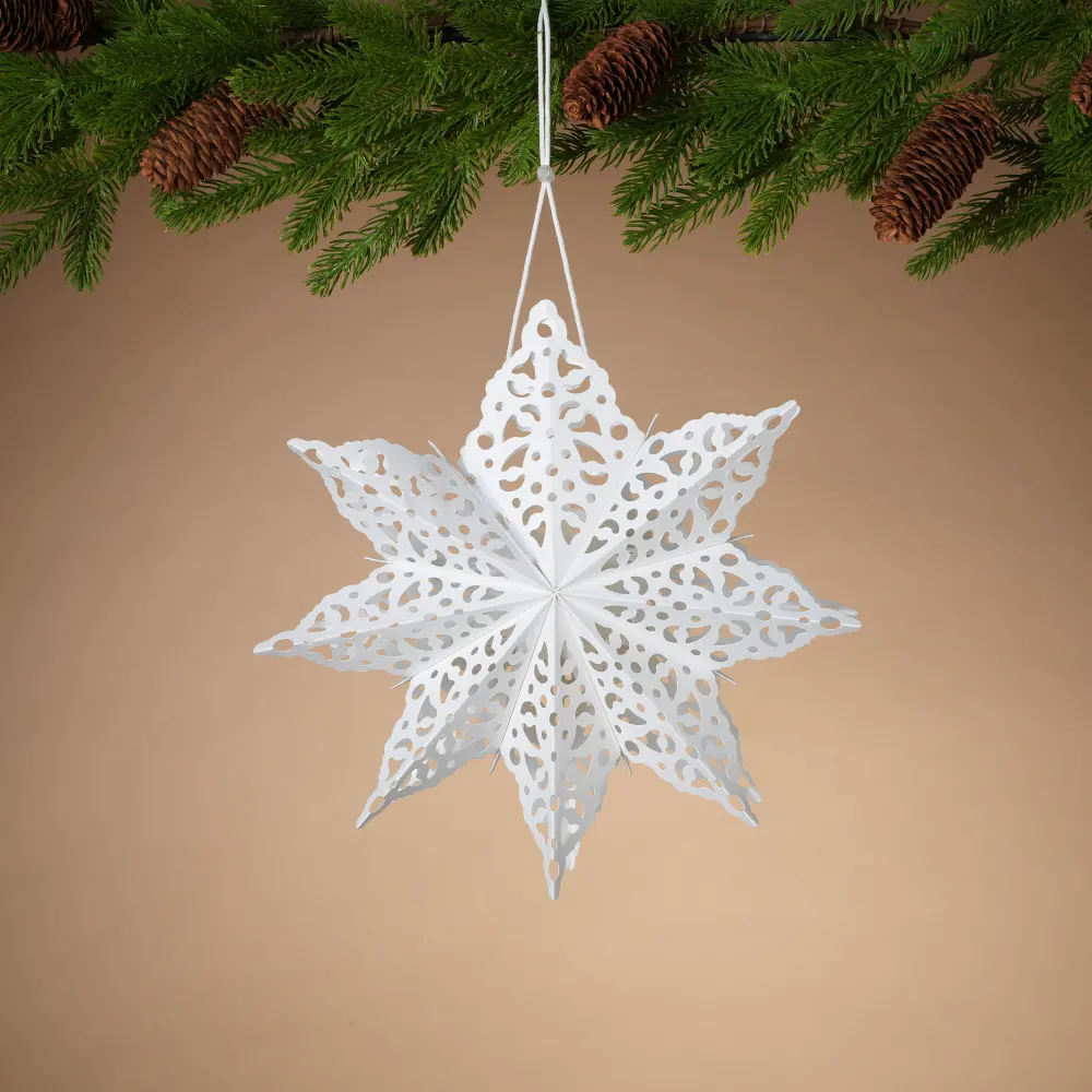 11 Inch Paper Snowflake Ornament-1