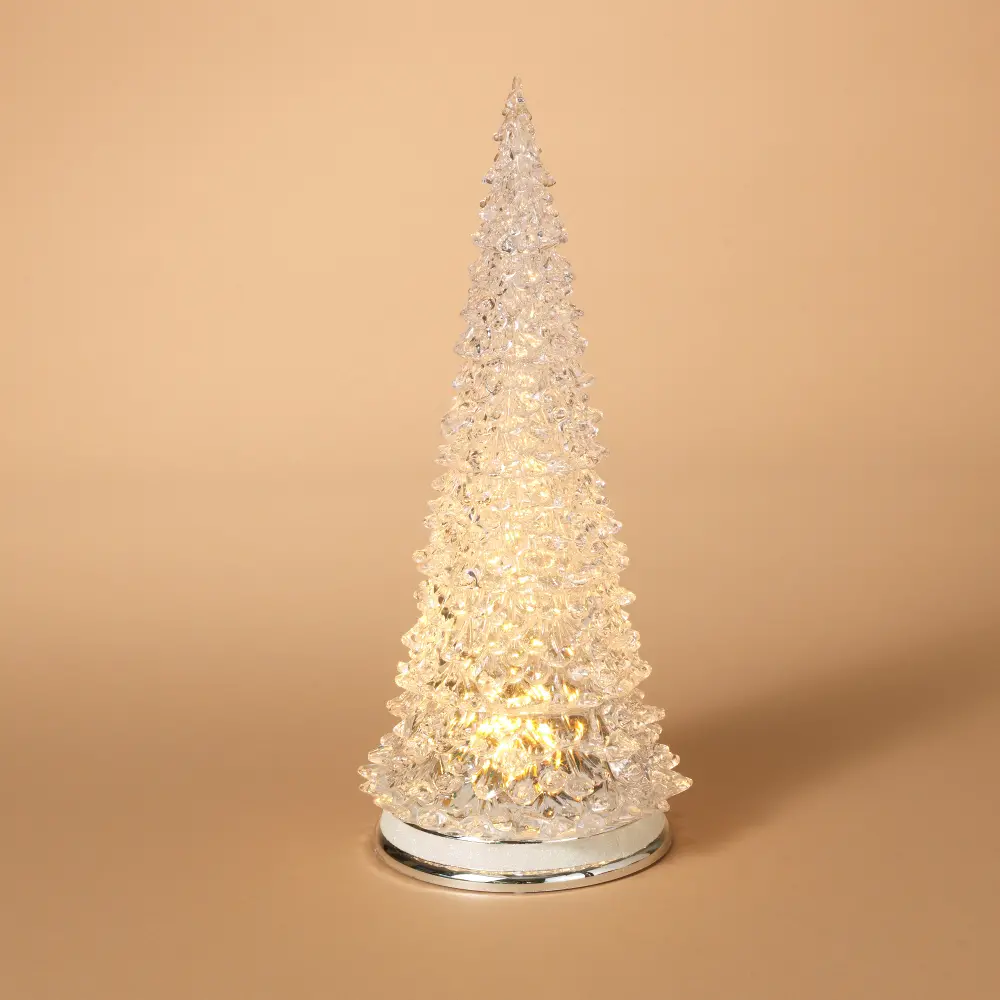 14 Inch Lighted Christmas Tree with Sound-1