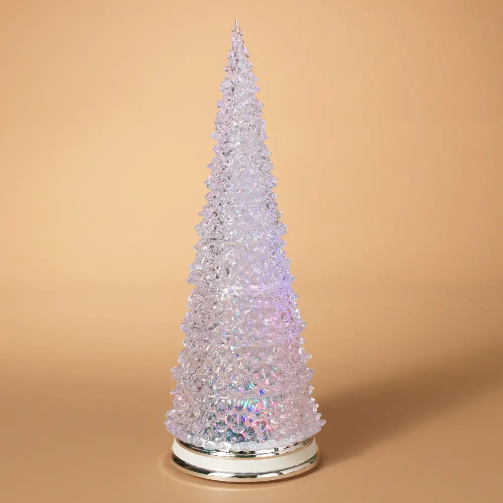 19 Inch Lighted Christmas Tree with Sound-1