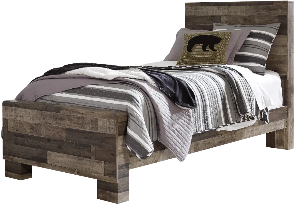 Broadmore Rustic Twin Bed-1