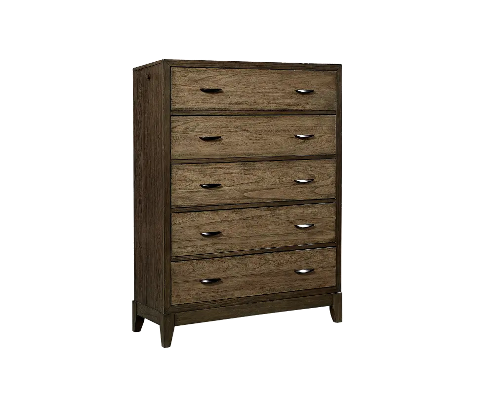 Rustic Two-Tone Brown Chest of Drawers - Westlake-1