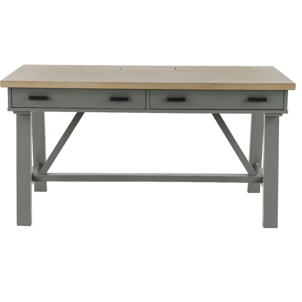 Amy Dove Gray Writing Desk-1