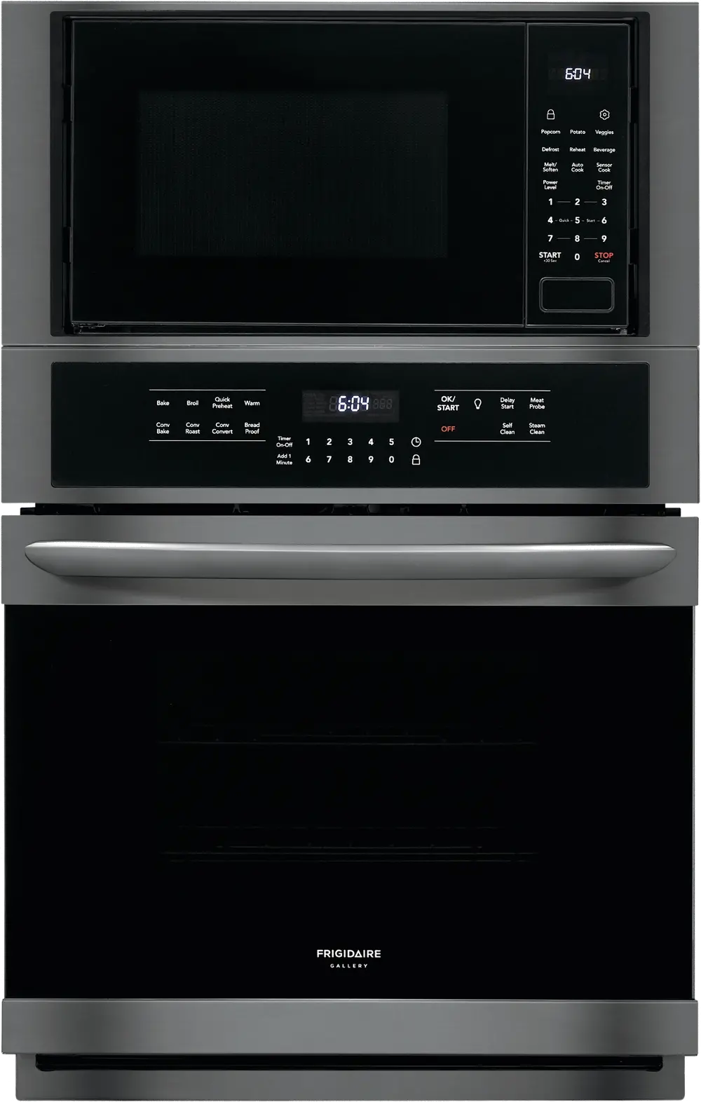 FGMC2766UD Frigidaire Gallery 27 Inch Combination Wall Oven with Microwave - Black Stainless Steel-1