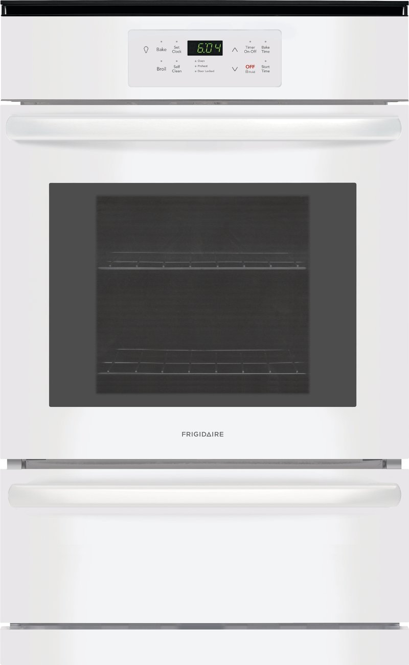 Frigidaire 24 Inch Gas Single Wall Oven 3 Cu Ft White Rc Willey - Kenmore Gas Wall Ovens 24 Inches