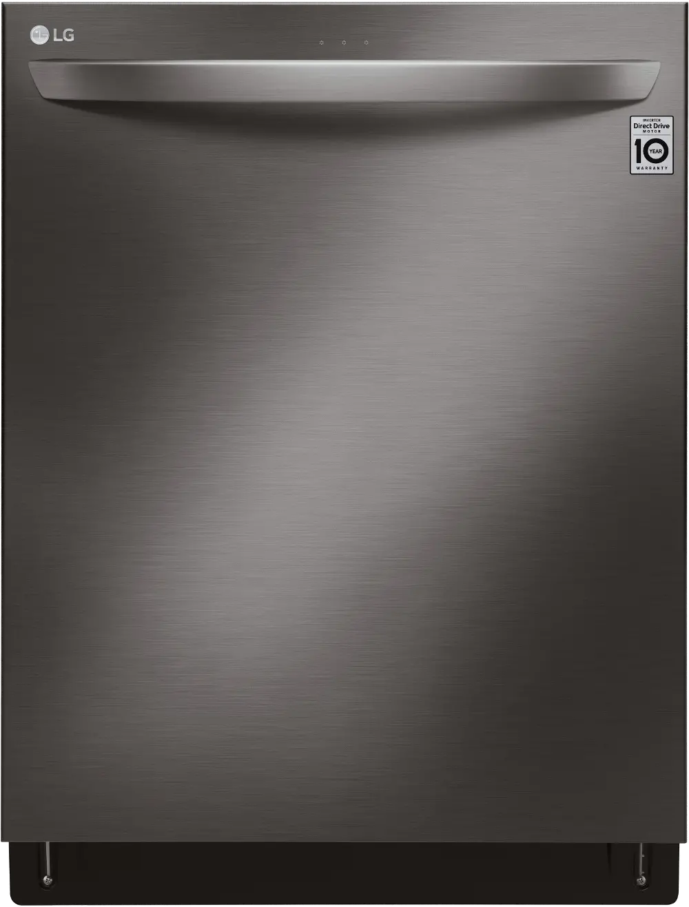 LDT6809BD LG Top Control Smart Dishwasher with Towel Bar Handle - 24 Inch Black Stainless Steel-1
