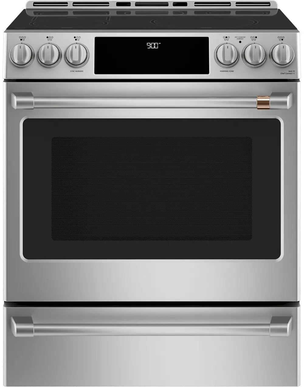 CHS900P2MS1 Cafe 5.7 cu ft Induction Range - Stainless Steel-1