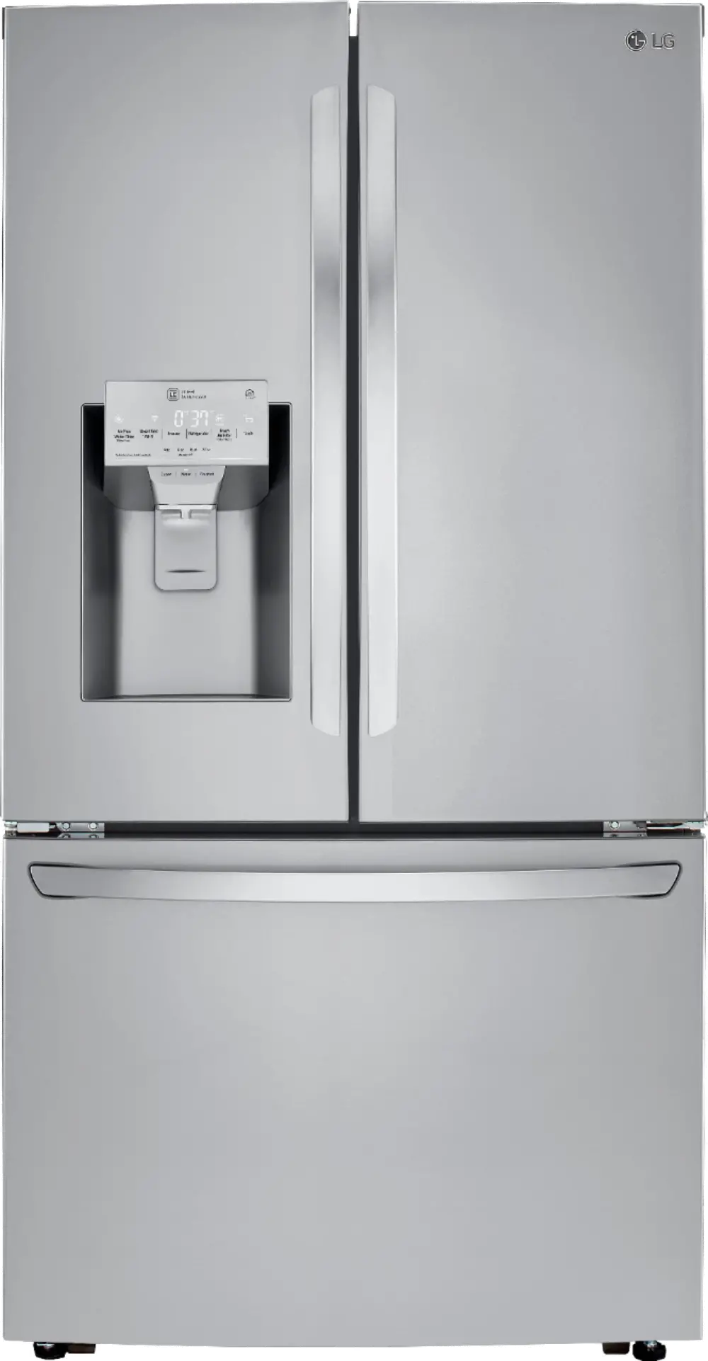 LRFXC2406S LG 23.5 cu ft French Door Refrigerator - Counter Depth Stainless Steel-1